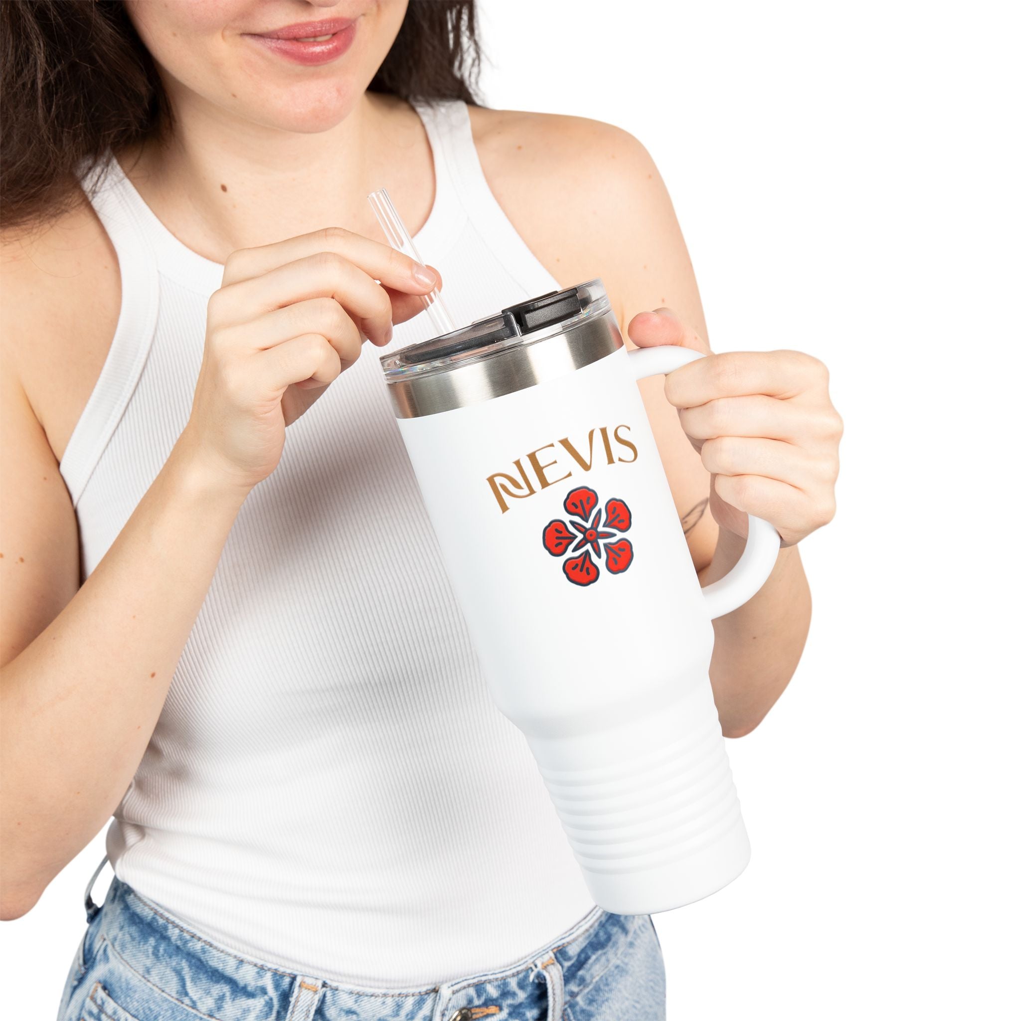 Nevis Botanical Bloom Insulated Travel Mug