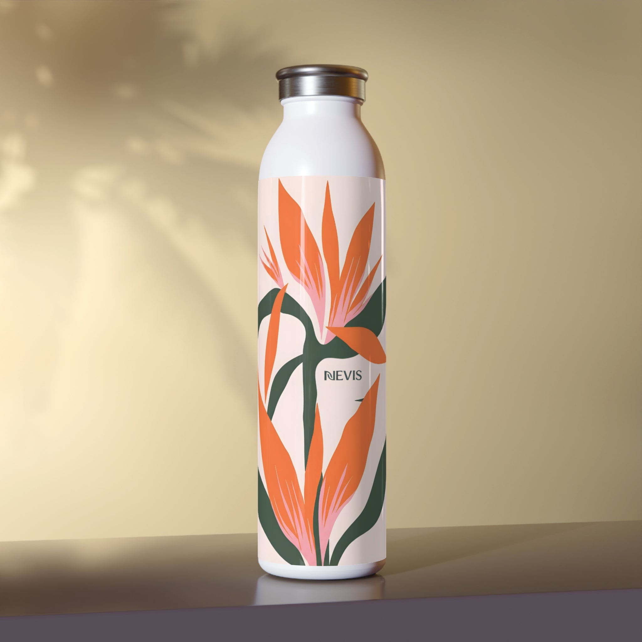 Poinciana Floral Water Bottle