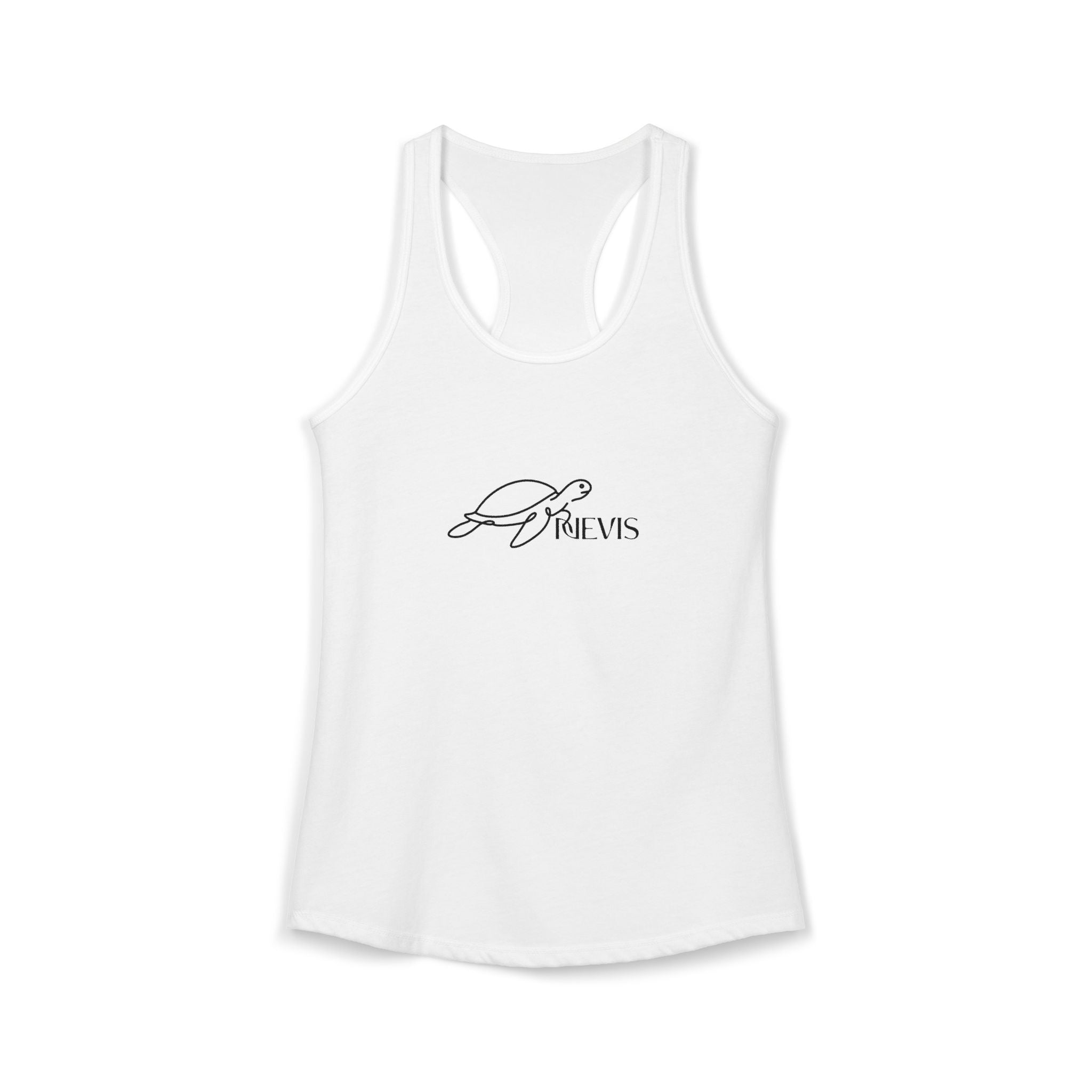 Turtle Line-Art Racerback Tank Top