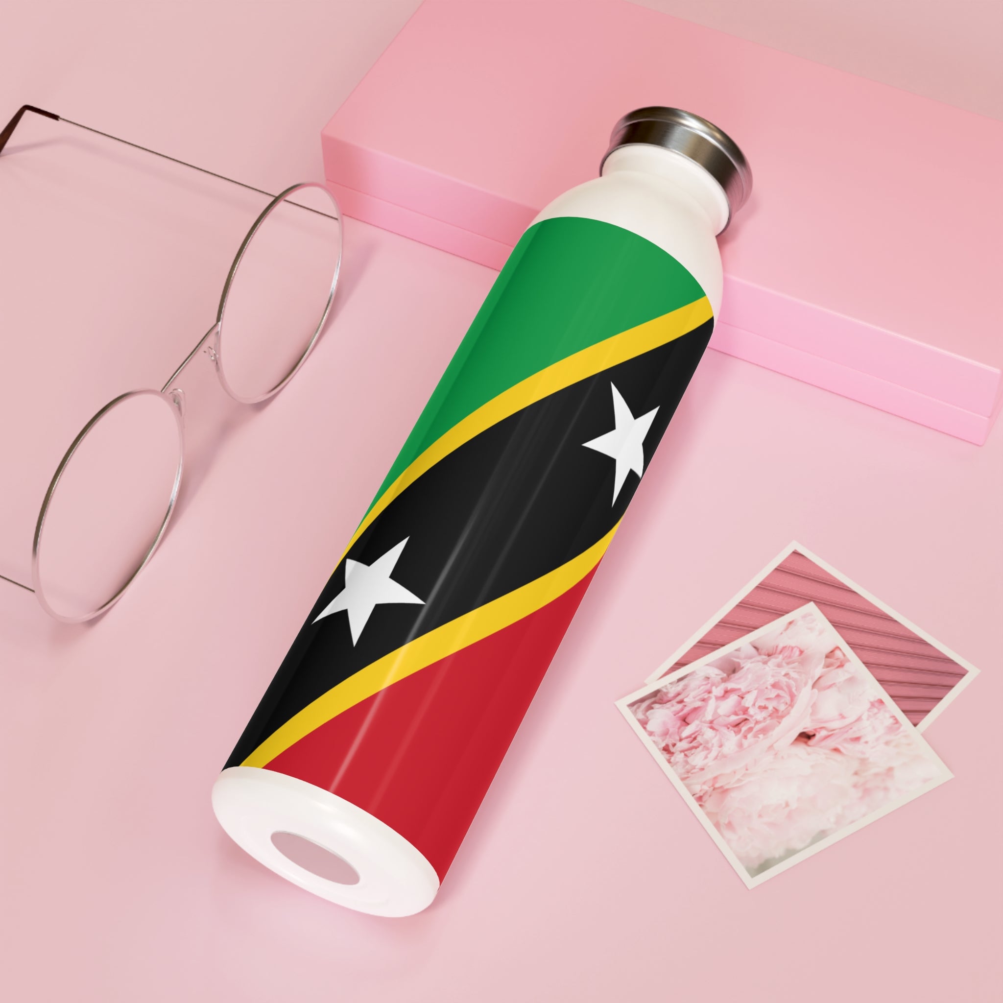 St. Kitts & Nevis Flag Water Bottle
