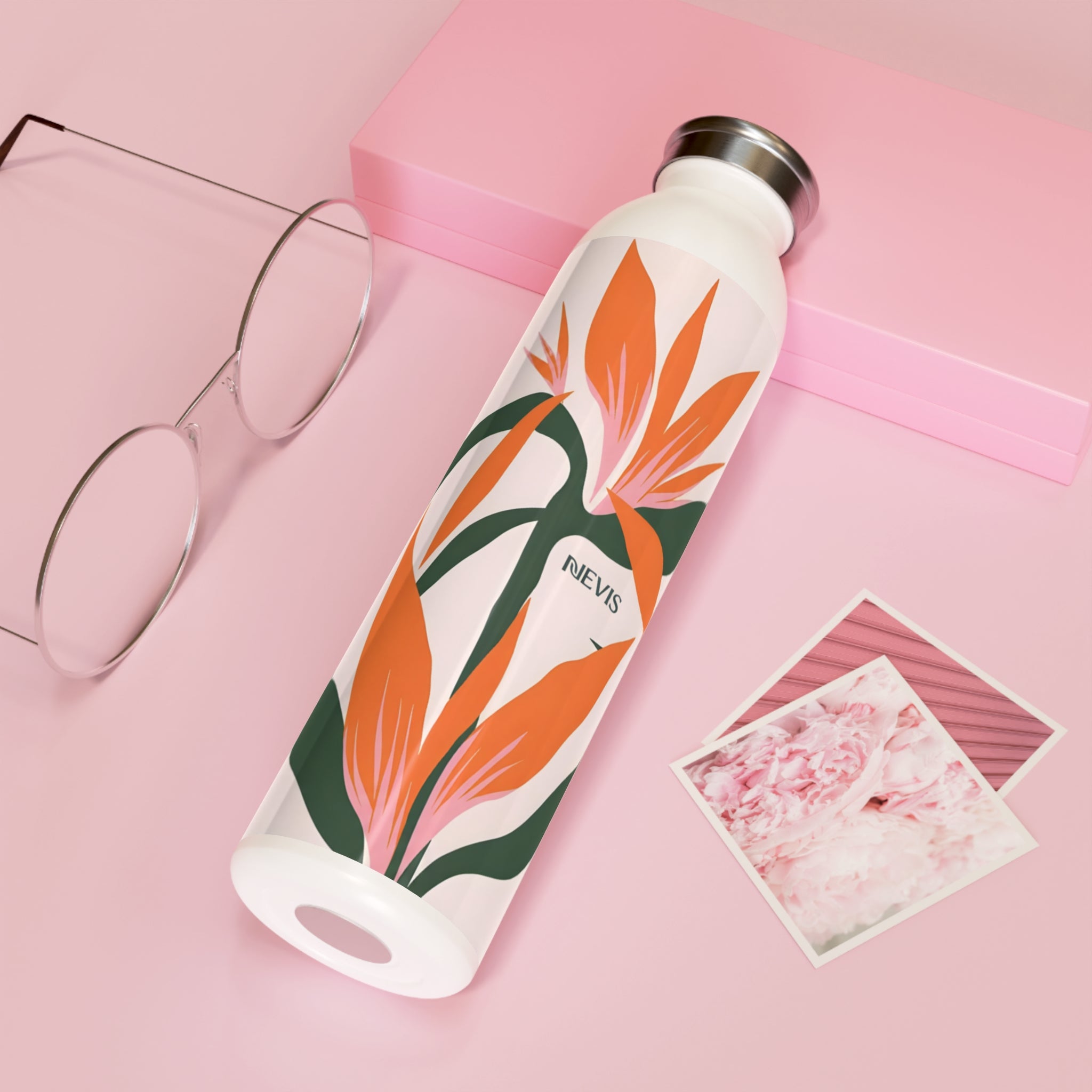Poinciana Floral Water Bottle