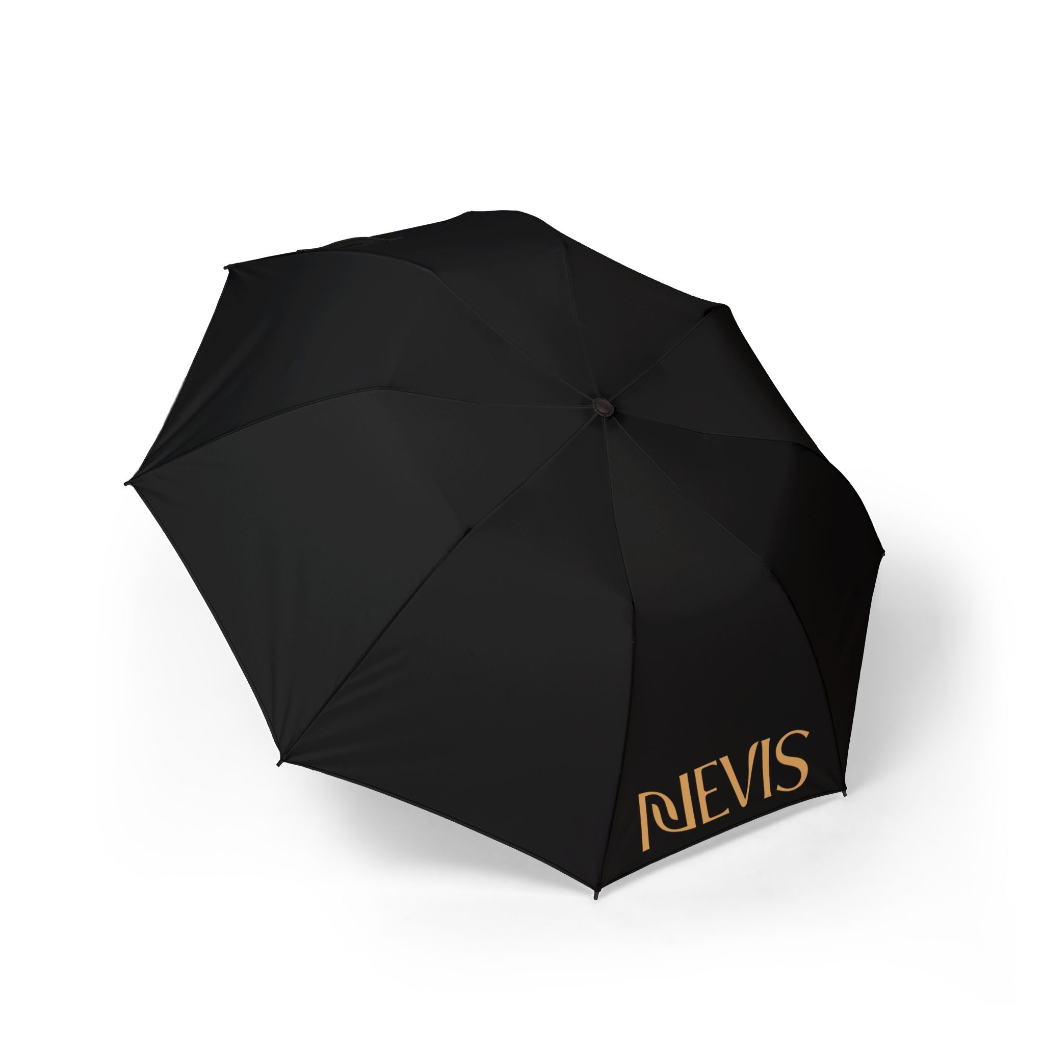 Nevis Classic Black Umbrella (Gold)