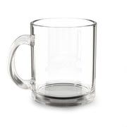 Nevis Turtle Line Art Engraved Glass Mug