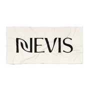 Nevis Logo Beach Towel (Black + Cream)