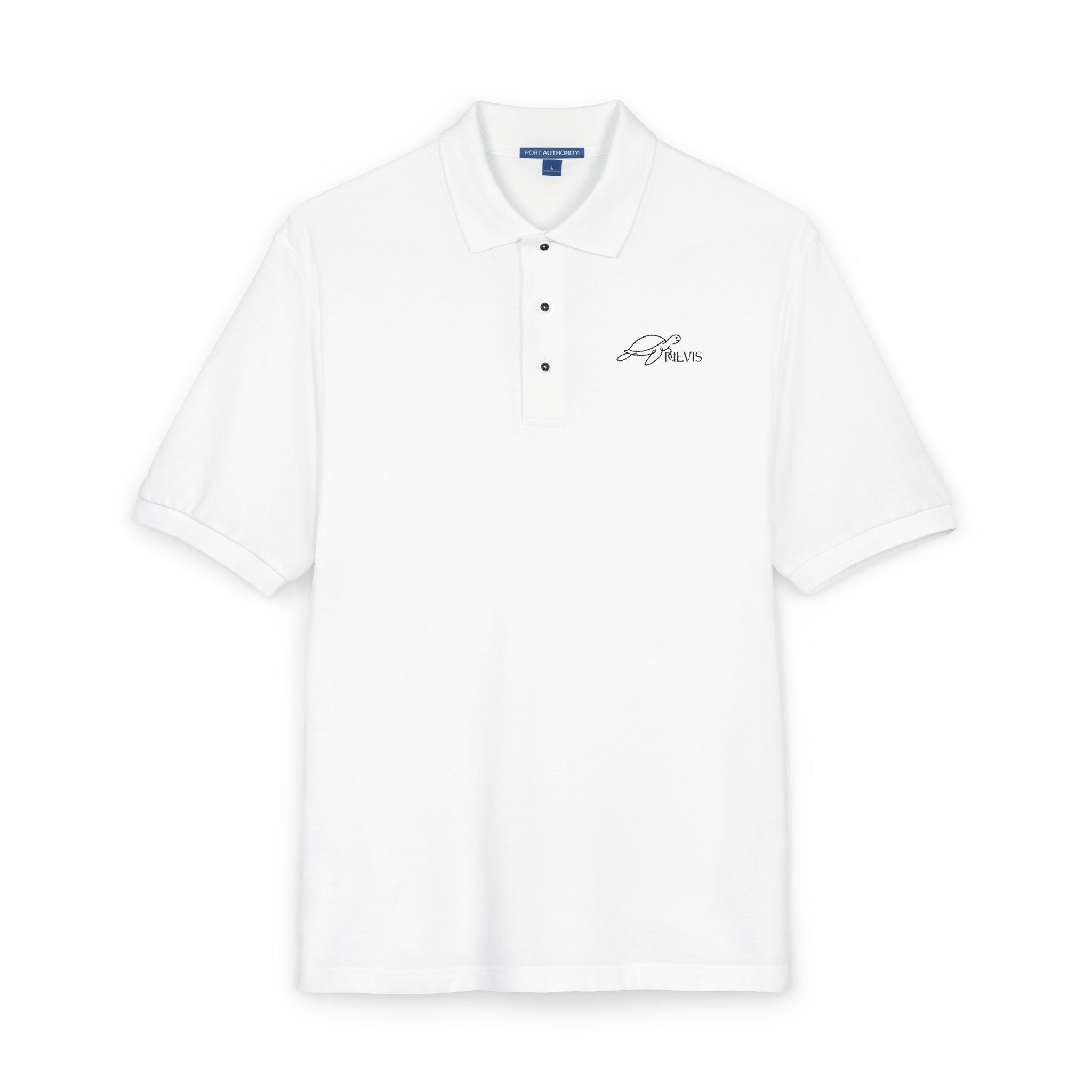 Sea Turtle Line Art Polo Shirt