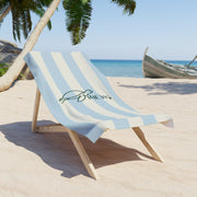 Nevis Turtle Beach Towel — Blue Striped