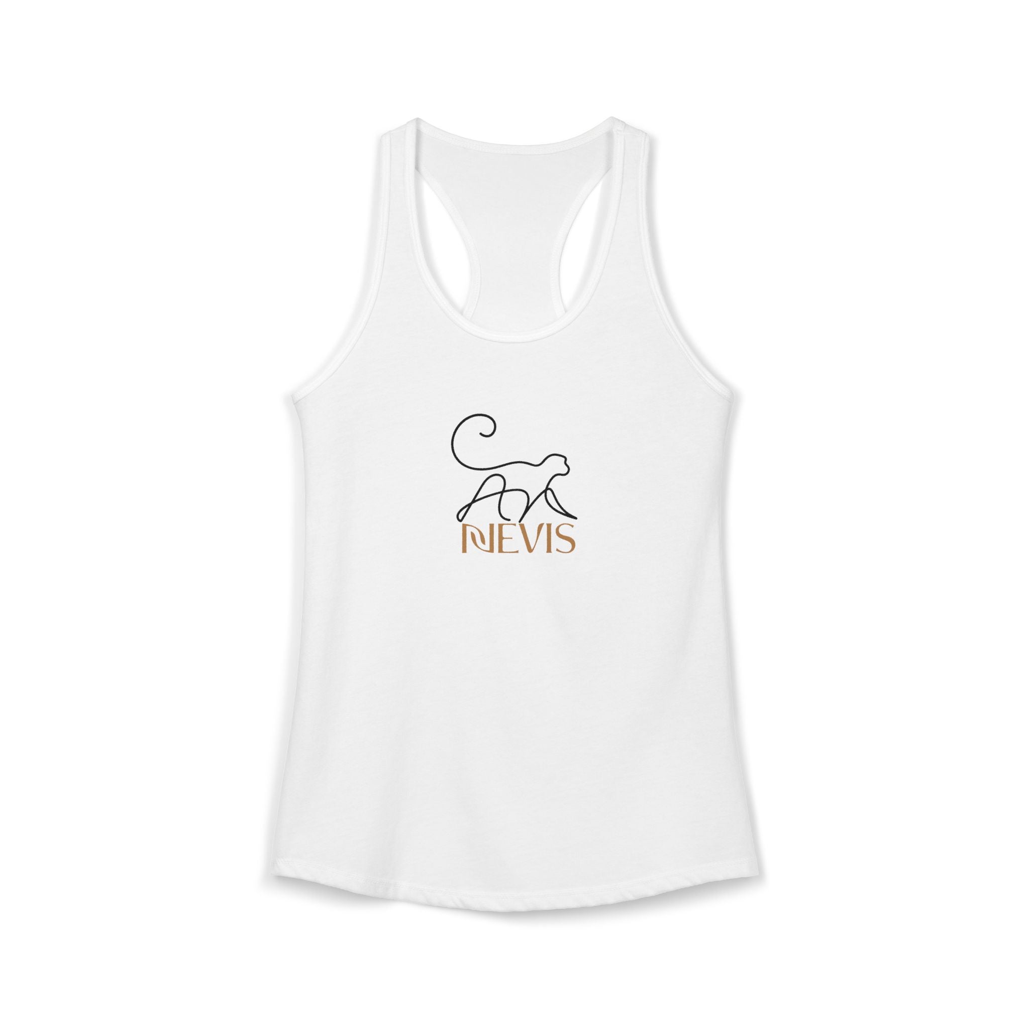 Monkey Line-Art Racerback Tank Top