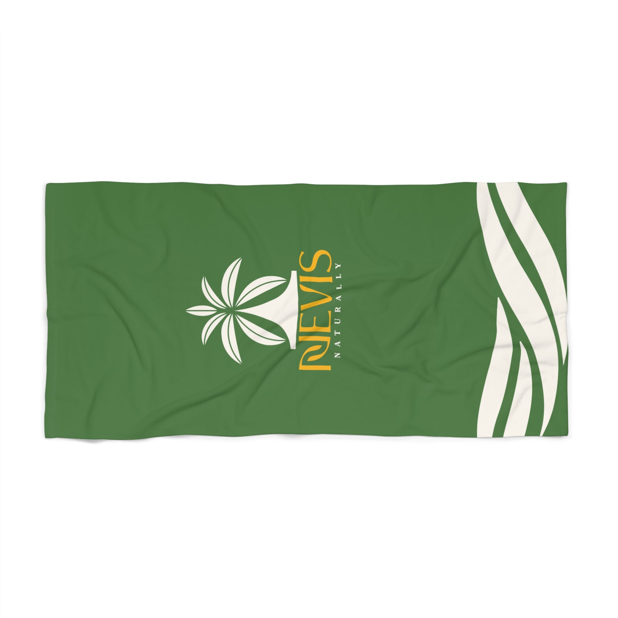 Nevis Naturally Beach Towel — Palm (Green)
