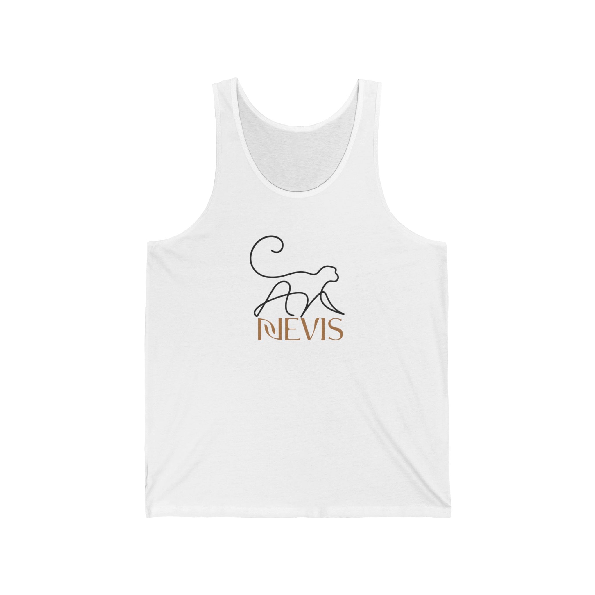 Monkey Line-Art Unisex Tank Top