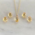 Nevis Inspired Jewelry Mango Gemstone Necklace