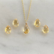 Nevis Inspired Jewelry Mango Gemstone Necklace